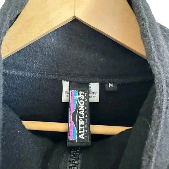 Vintage Altiplano Men's Half Zip Jacket Llama Fiber Outdoor Coat Size Medium - Picture 4 of 6